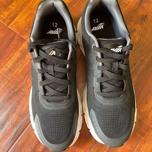 Avia Men's Black and White Athletic Shoes